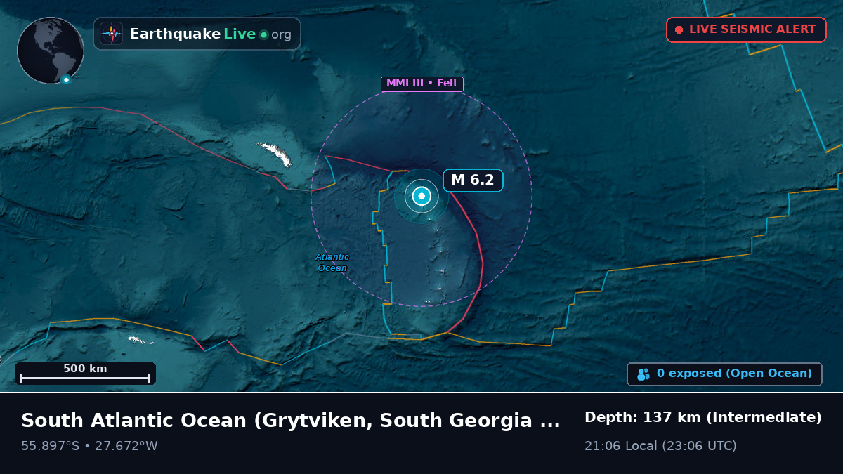South Atlantic Ocean (South Georgia and the Islands)