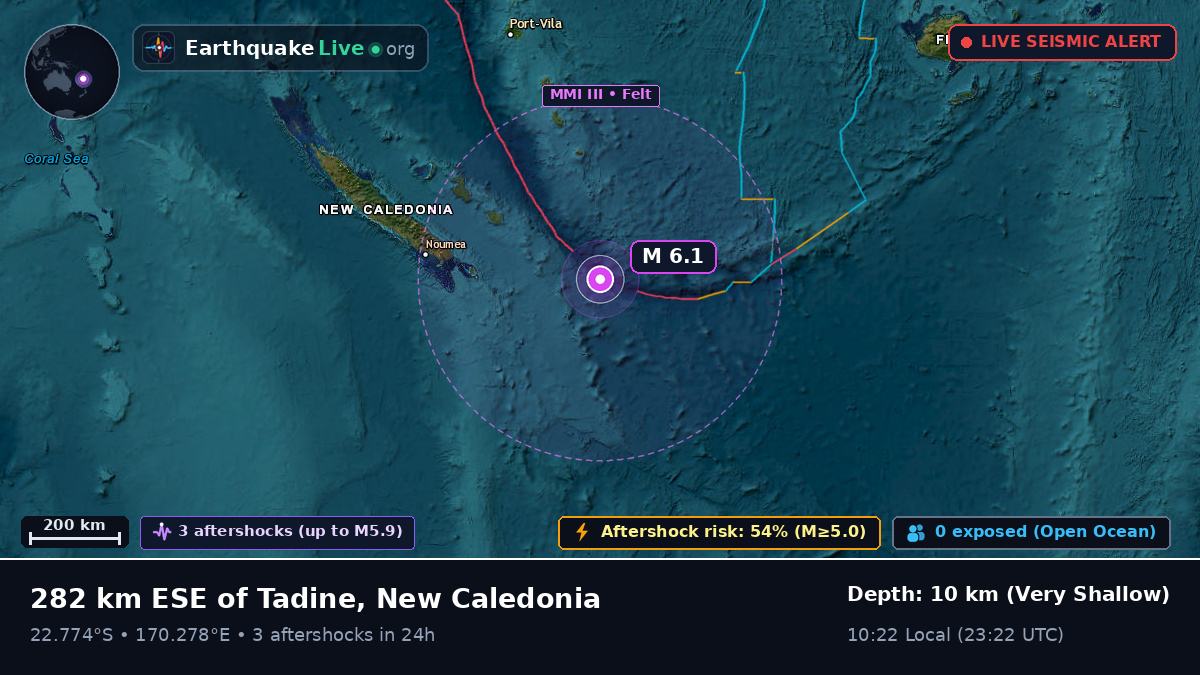 South Pacific Ocean (New Caledonia)