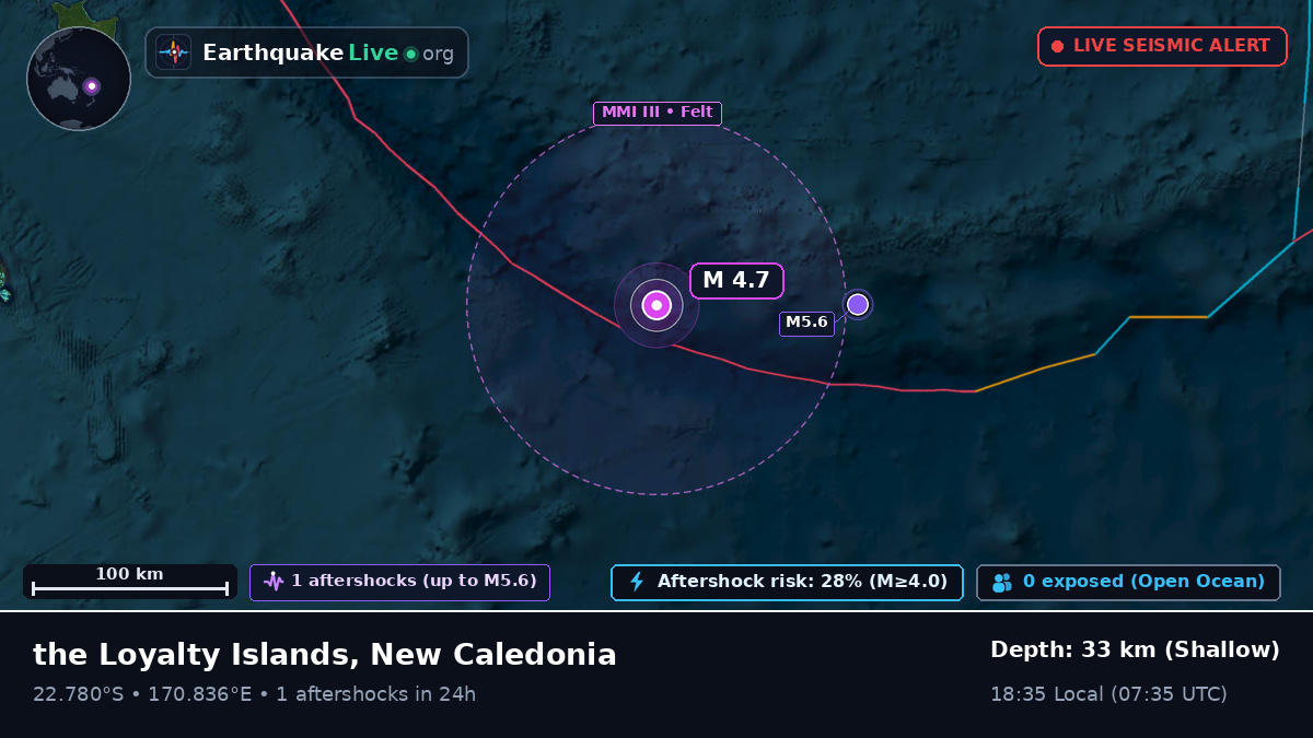 South Pacific Ocean (New Caledonia)