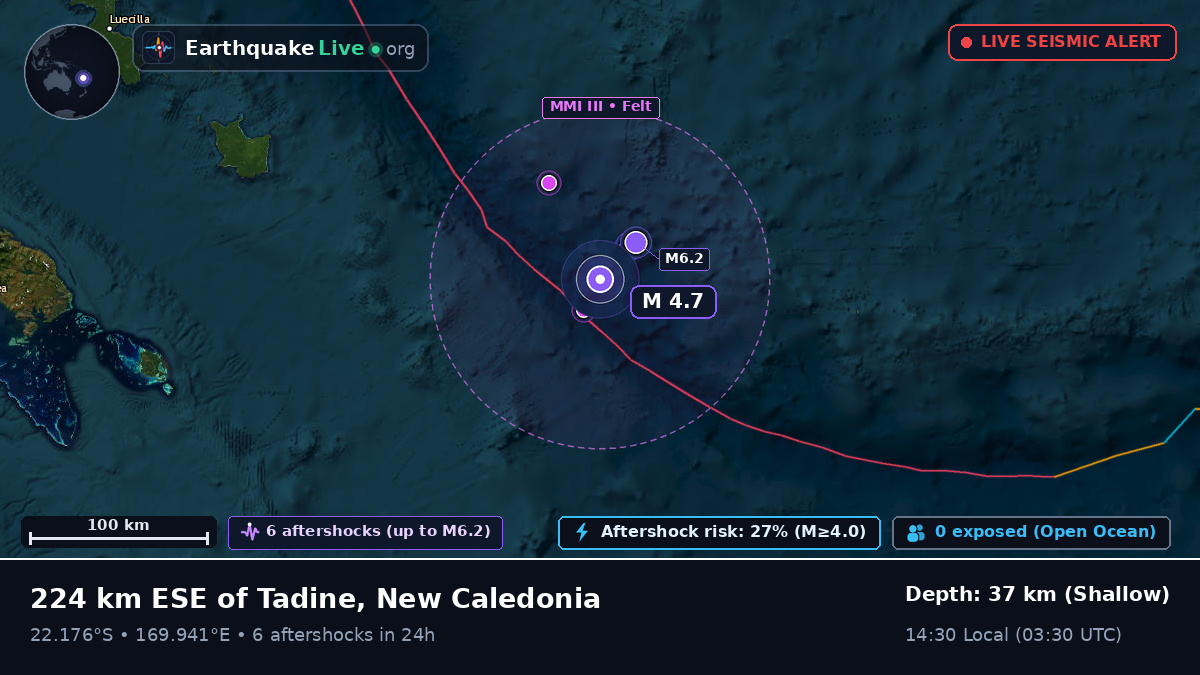 South Pacific Ocean (New Caledonia)