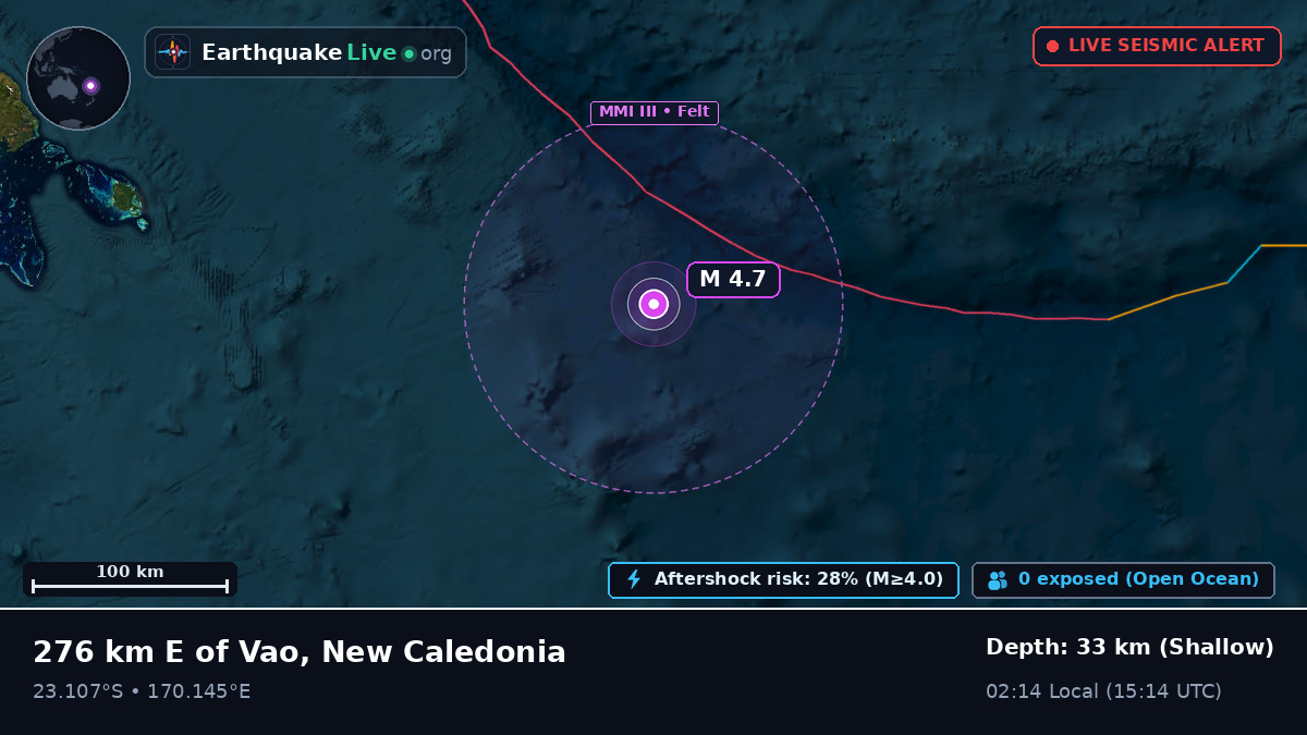 South Pacific Ocean (New Caledonia)