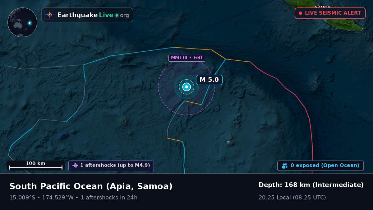 South Pacific Ocean (Samoa)