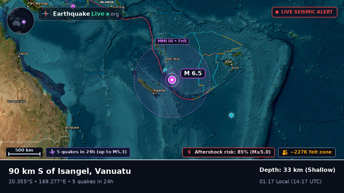 South Pacific Ocean (Vanuatu)