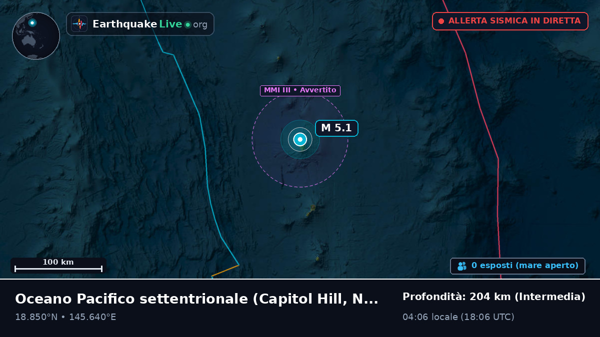 Oceano Pacifico settentrionale (Northern Mariana Islands)