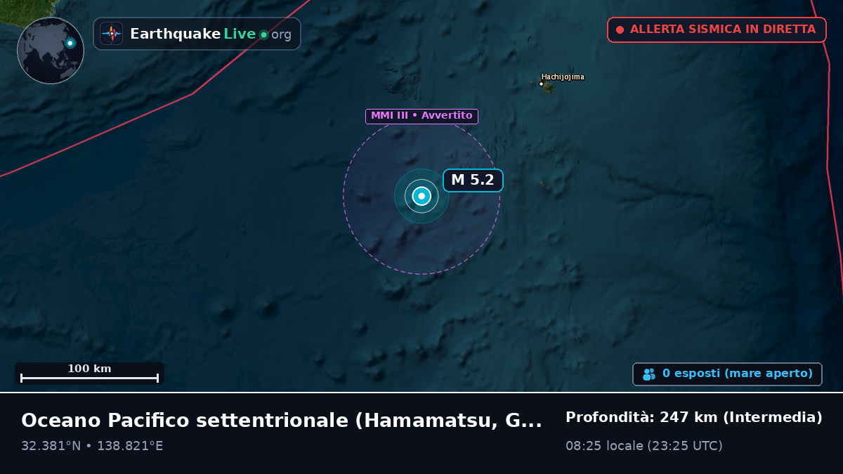 Oceano Pacifico settentrionale (Giappone)