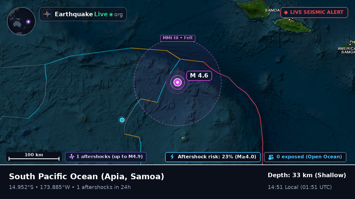 South Pacific Ocean (Samoa)