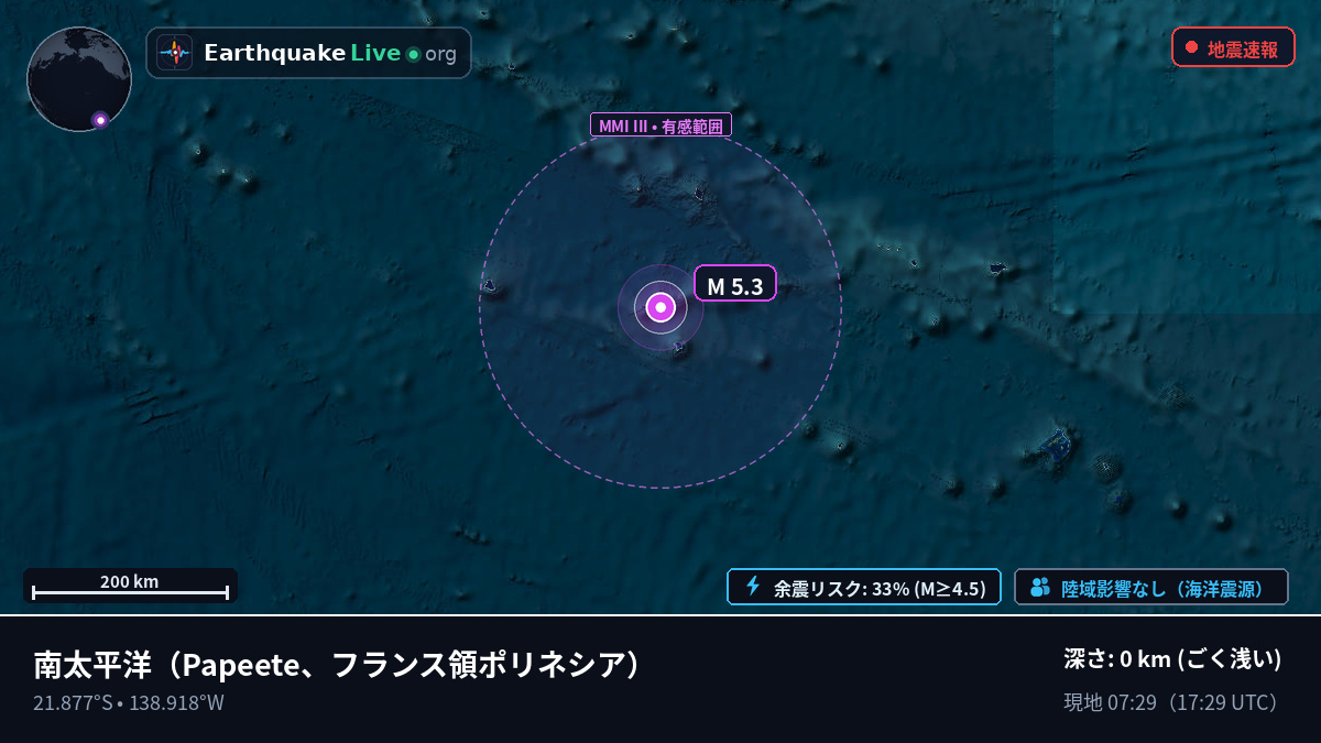 南太平洋 (フランス領ポリネシア)