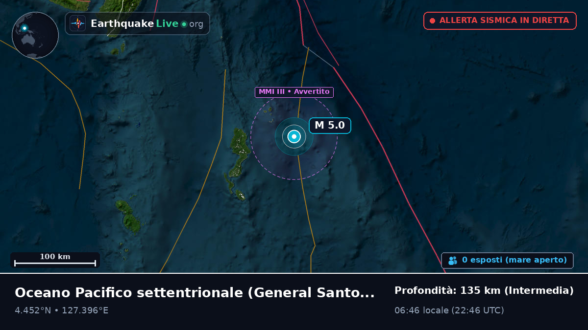Oceano Pacifico settentrionale (Filippine)
