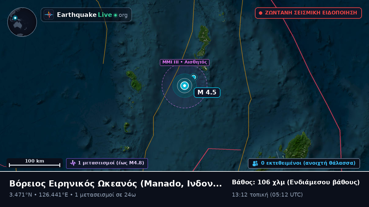 Βόρειος Ειρηνικός Ωκεανός (Ινδονησία)