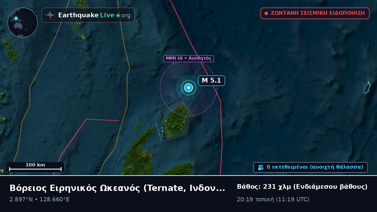 Βόρειος Ειρηνικός Ωκεανός (Ινδονησία)