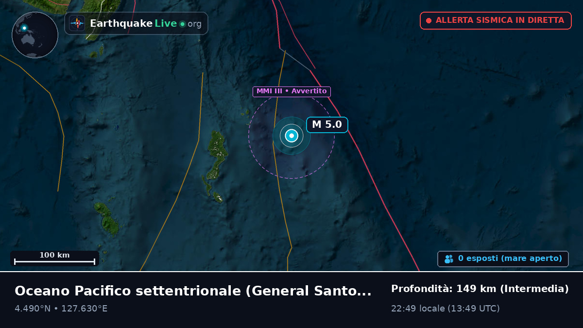 Oceano Pacifico settentrionale (Filippine)