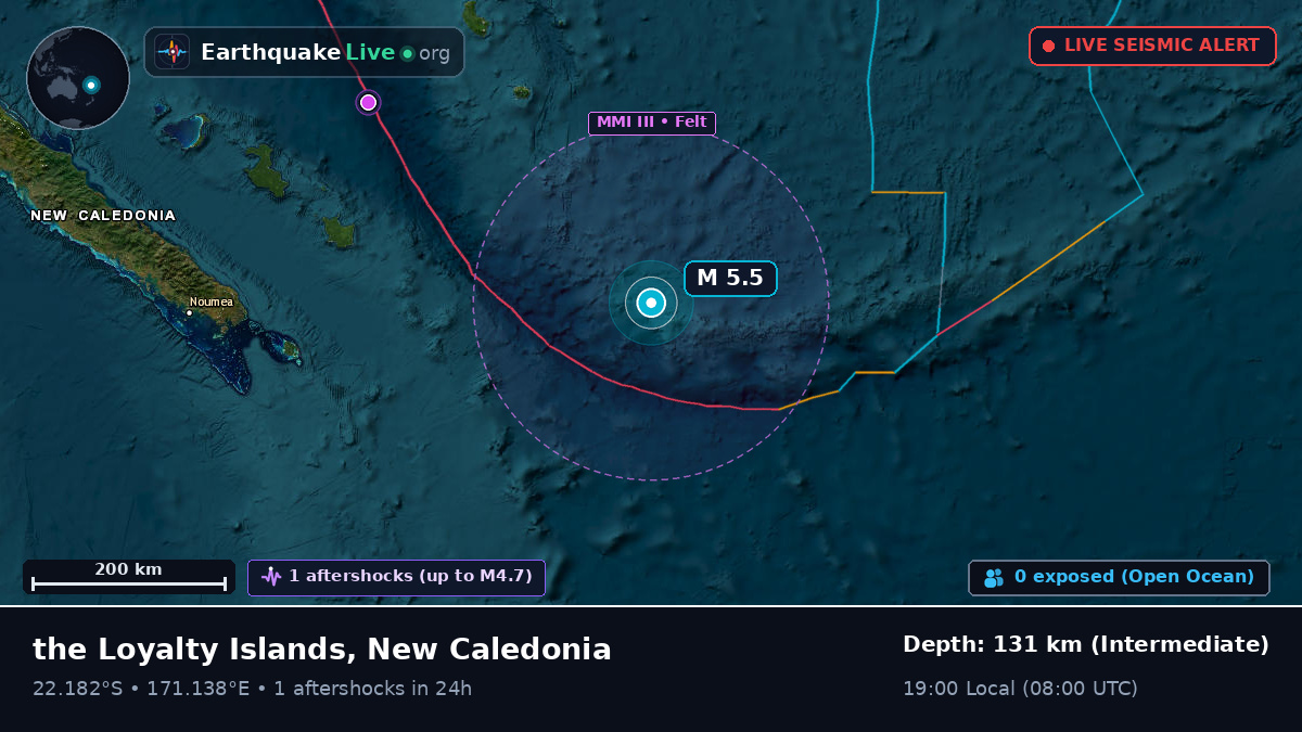 South Pacific Ocean (New Caledonia)