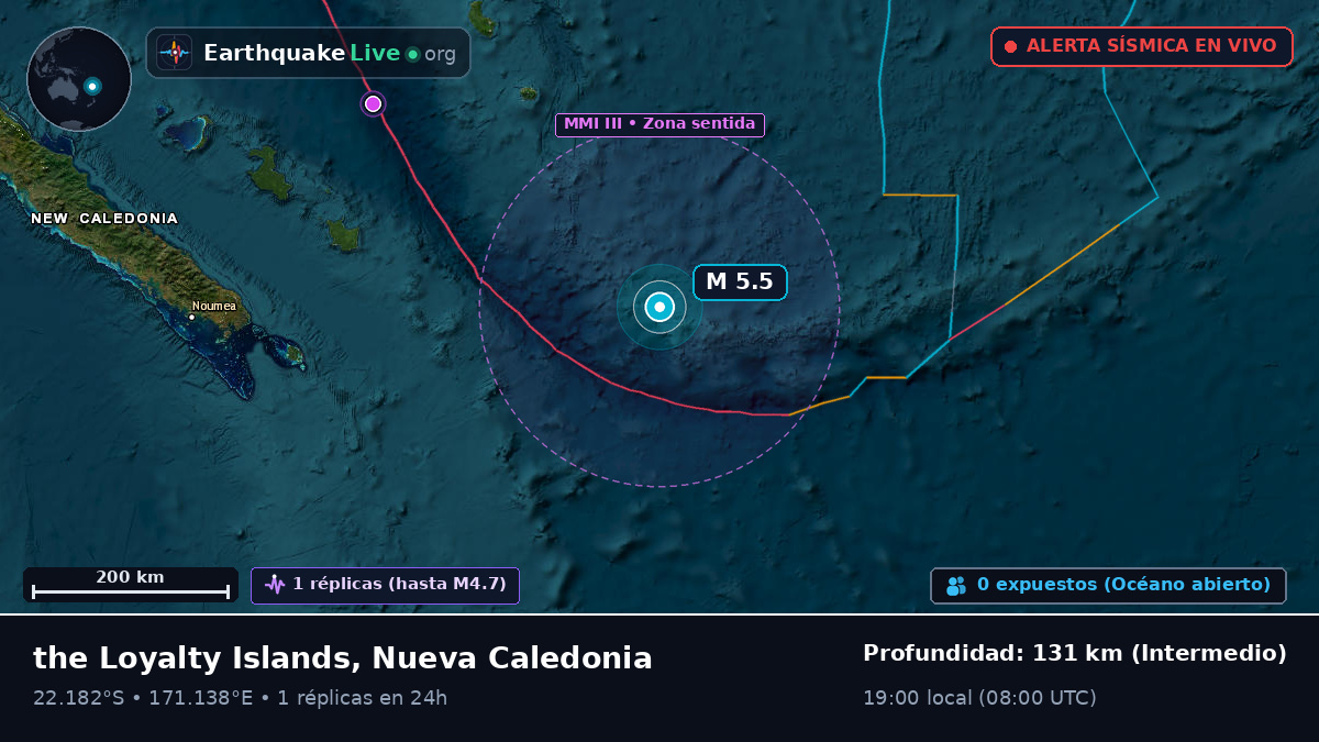 Océano Pacífico Sur (Nueva Caledonia)