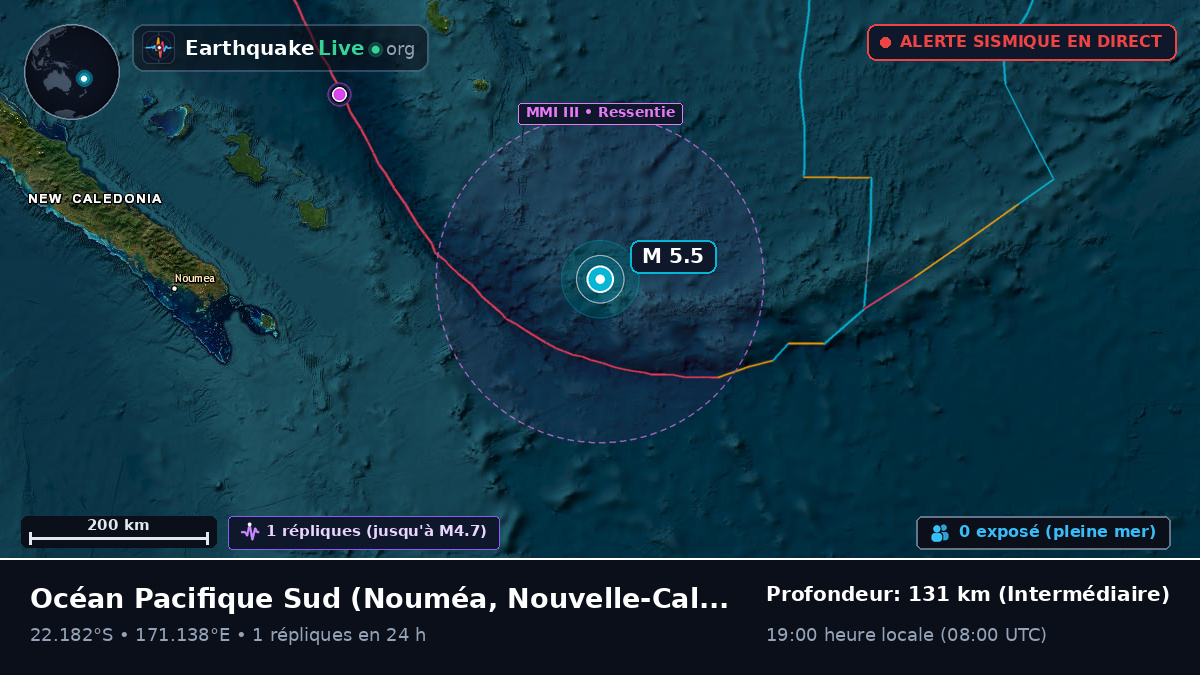 Océan Pacifique Sud (Nouvelle-Calédonie)