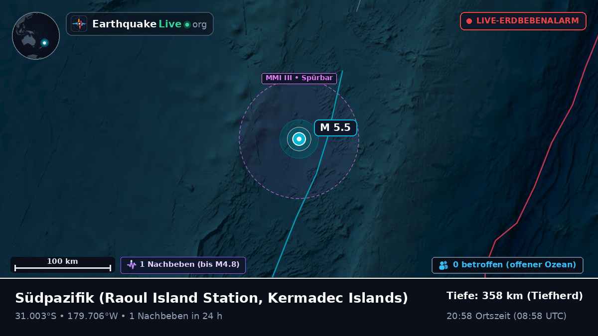 Südpazifik (Kermadec Islands)