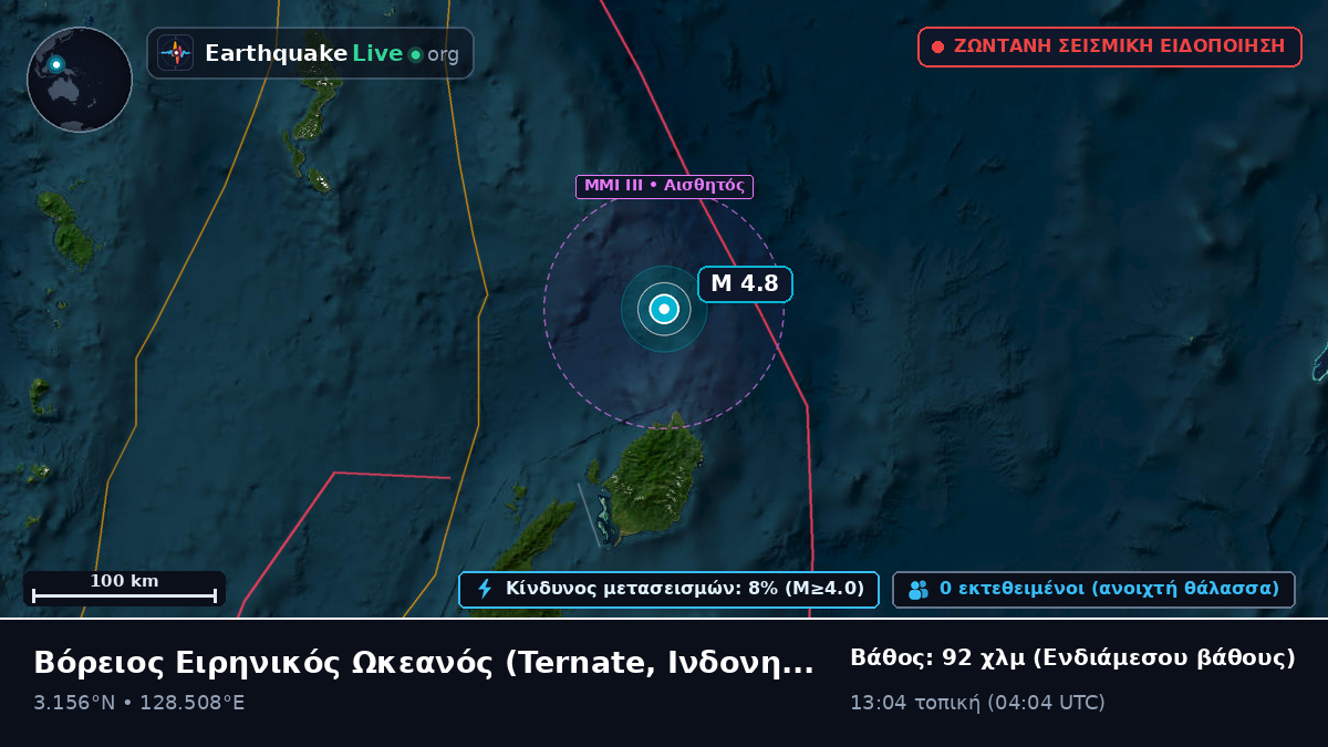 Βόρειος Ειρηνικός Ωκεανός (Ινδονησία)