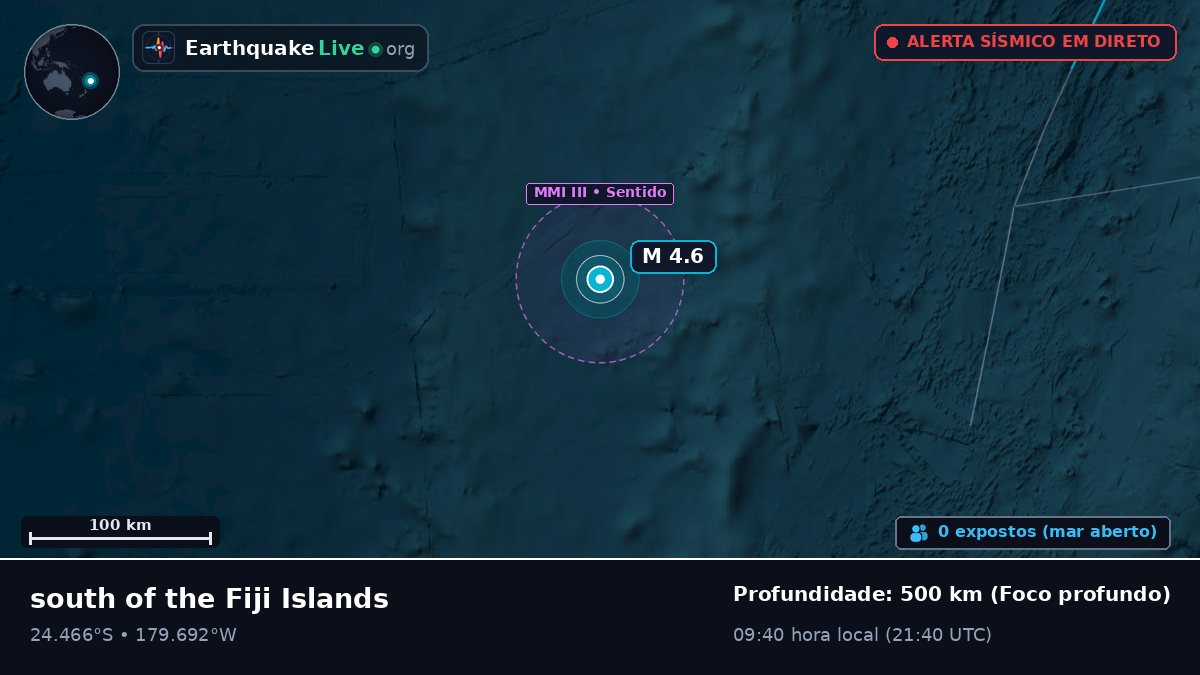 Oceano Pacífico Sul (Kermadec Islands)