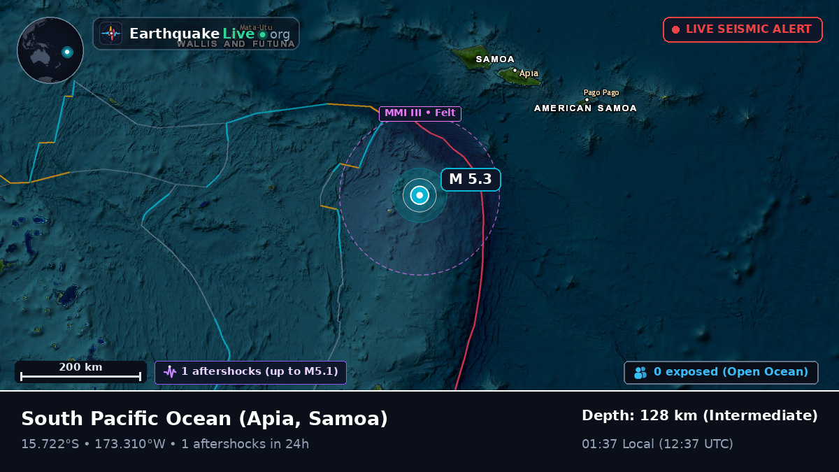South Pacific Ocean (Samoa)