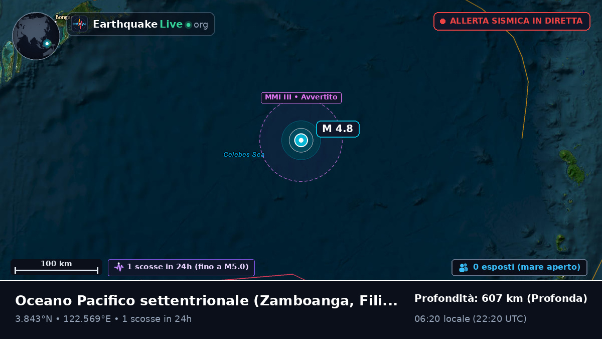 Oceano Pacifico settentrionale (Filippine)