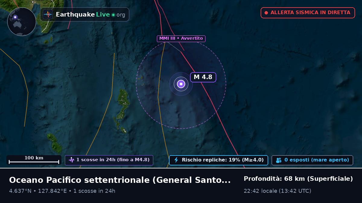 Oceano Pacifico settentrionale (Filippine)