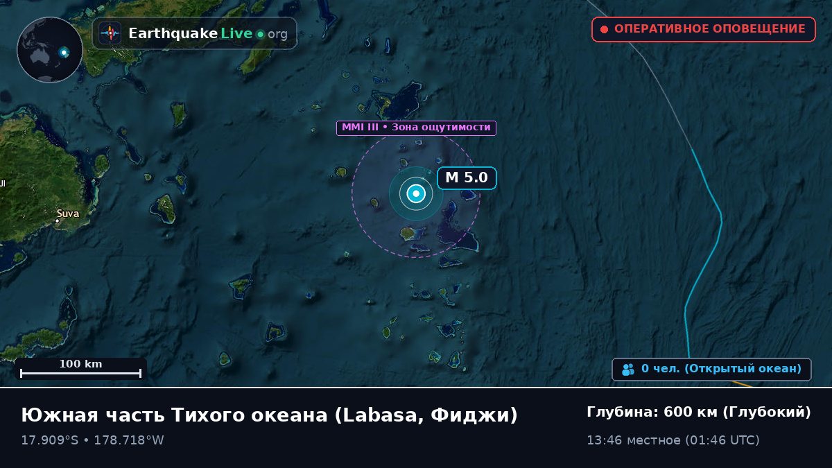 Южная часть Тихого океана (Фиджи)