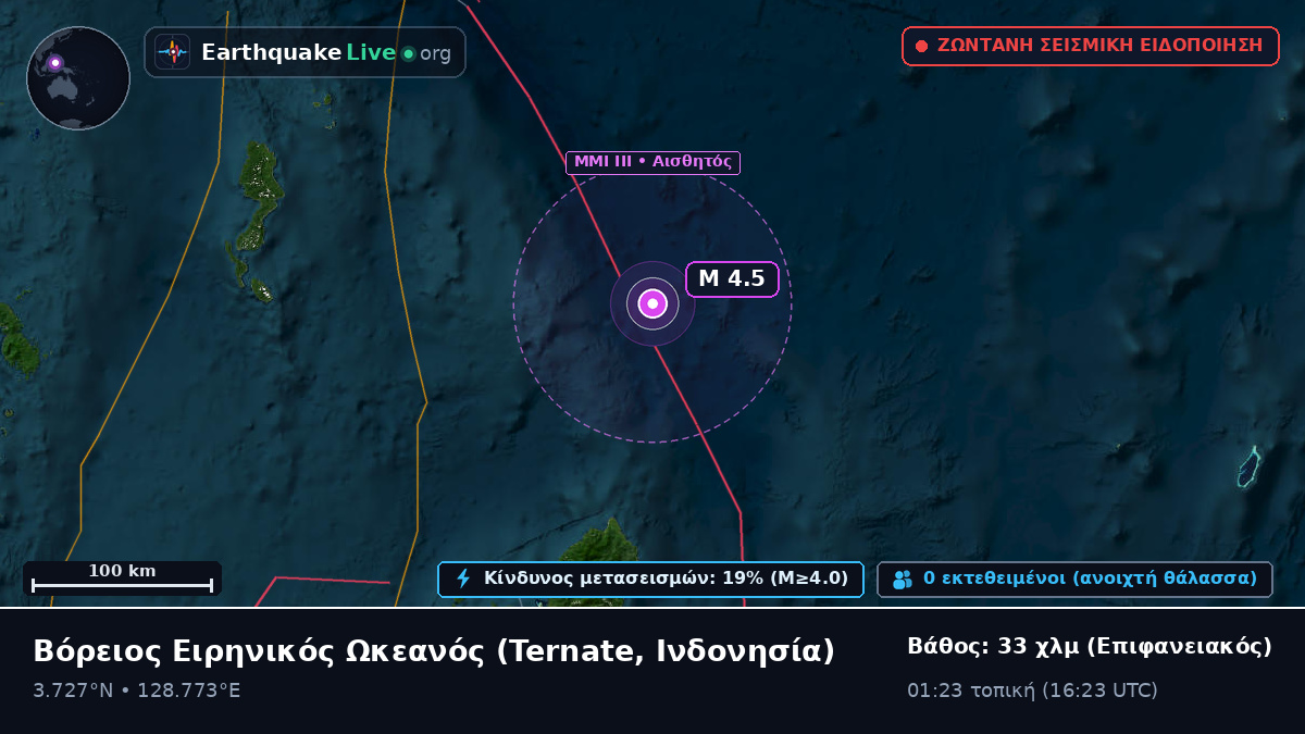 Βόρειος Ειρηνικός Ωκεανός (Ινδονησία)