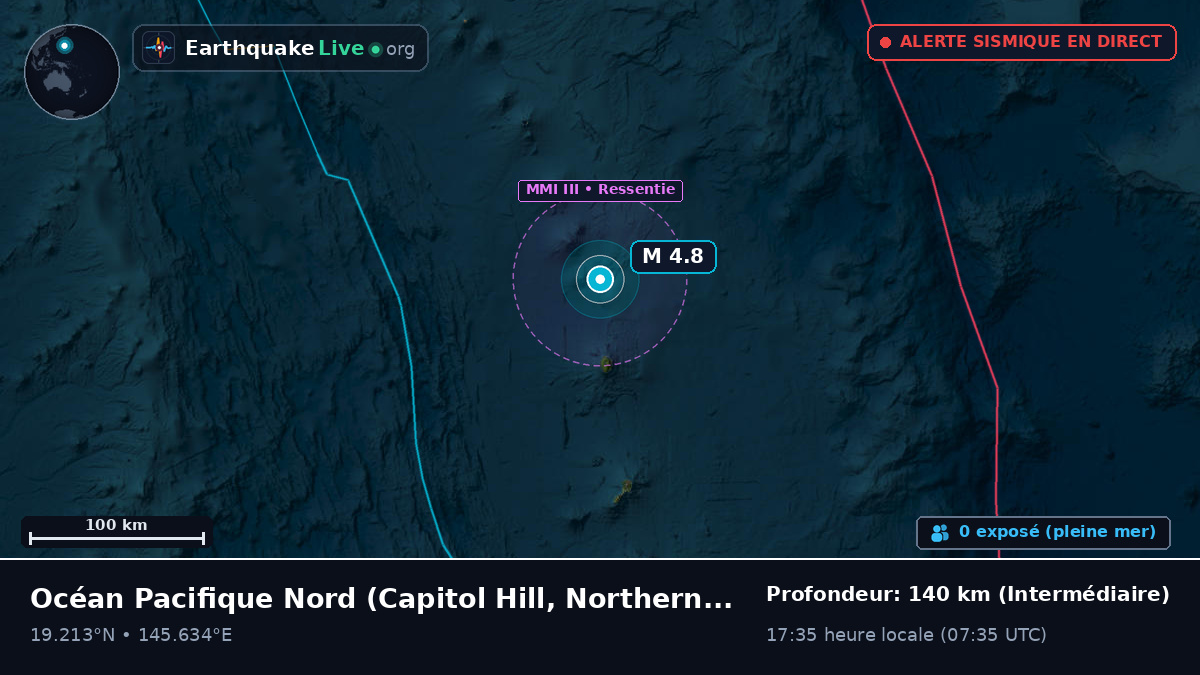 Océan Pacifique Nord (Northern Mariana Islands)