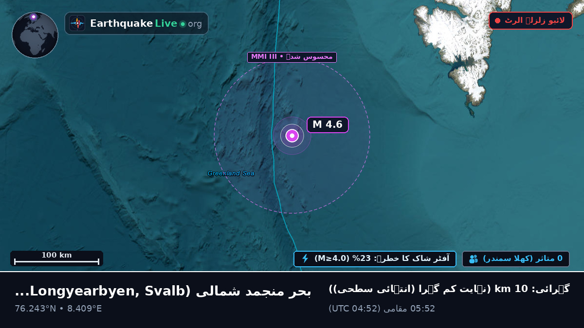 بحر منجمد شمالی (Svalbard and Jan Mayen Islands)