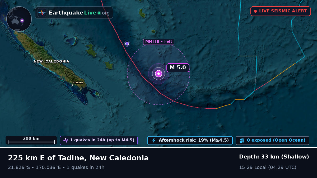 South Pacific Ocean (New Caledonia)
