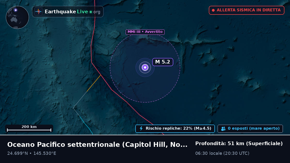 Oceano Pacifico settentrionale (Northern Mariana Islands)