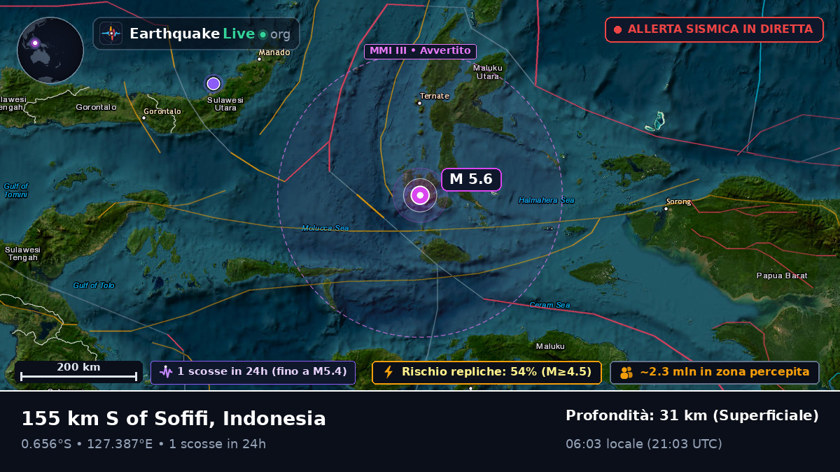 Mare delle Molucche (Indonesia)