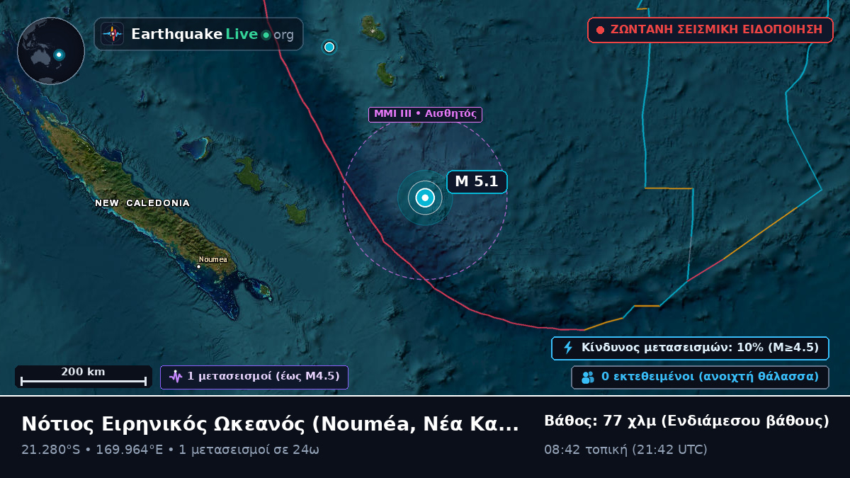 Νότιος Ειρηνικός Ωκεανός (Νέα Καληδονία)