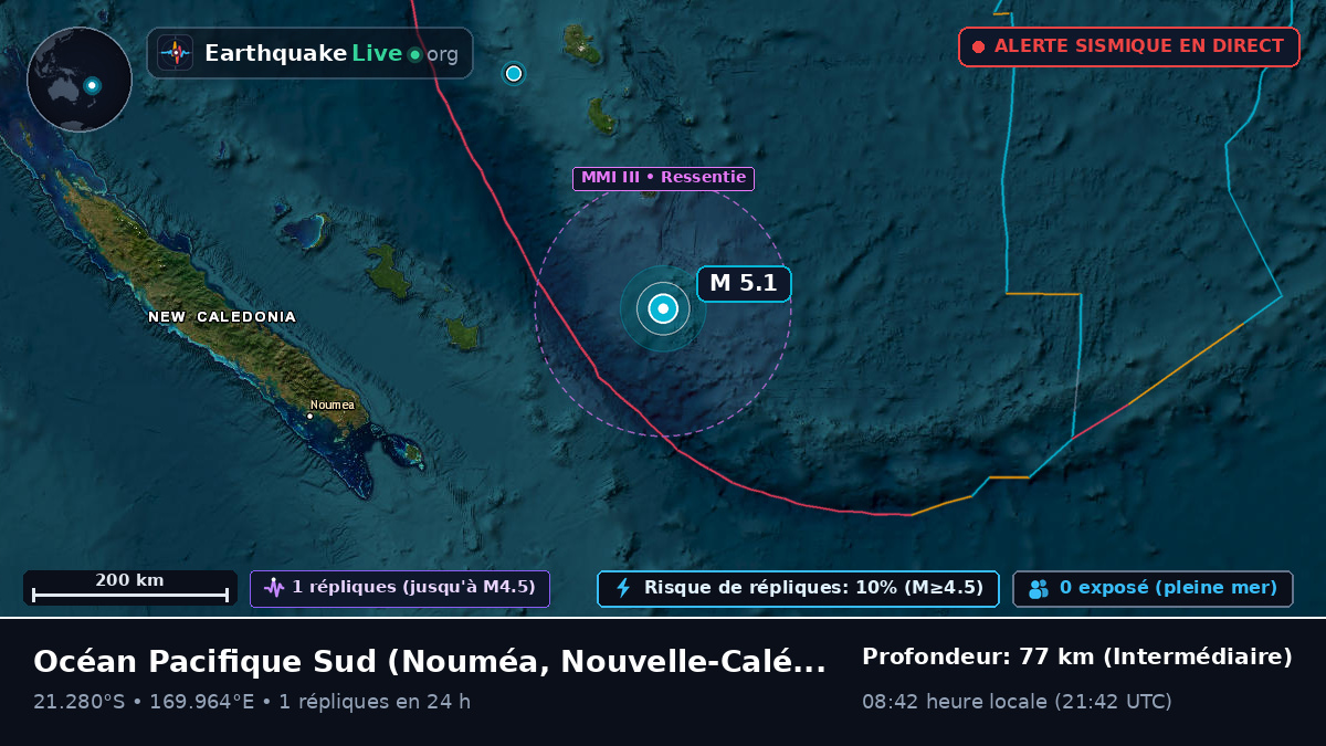 Océan Pacifique Sud (Nouvelle-Calédonie)