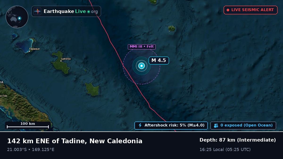 South Pacific Ocean (New Caledonia)