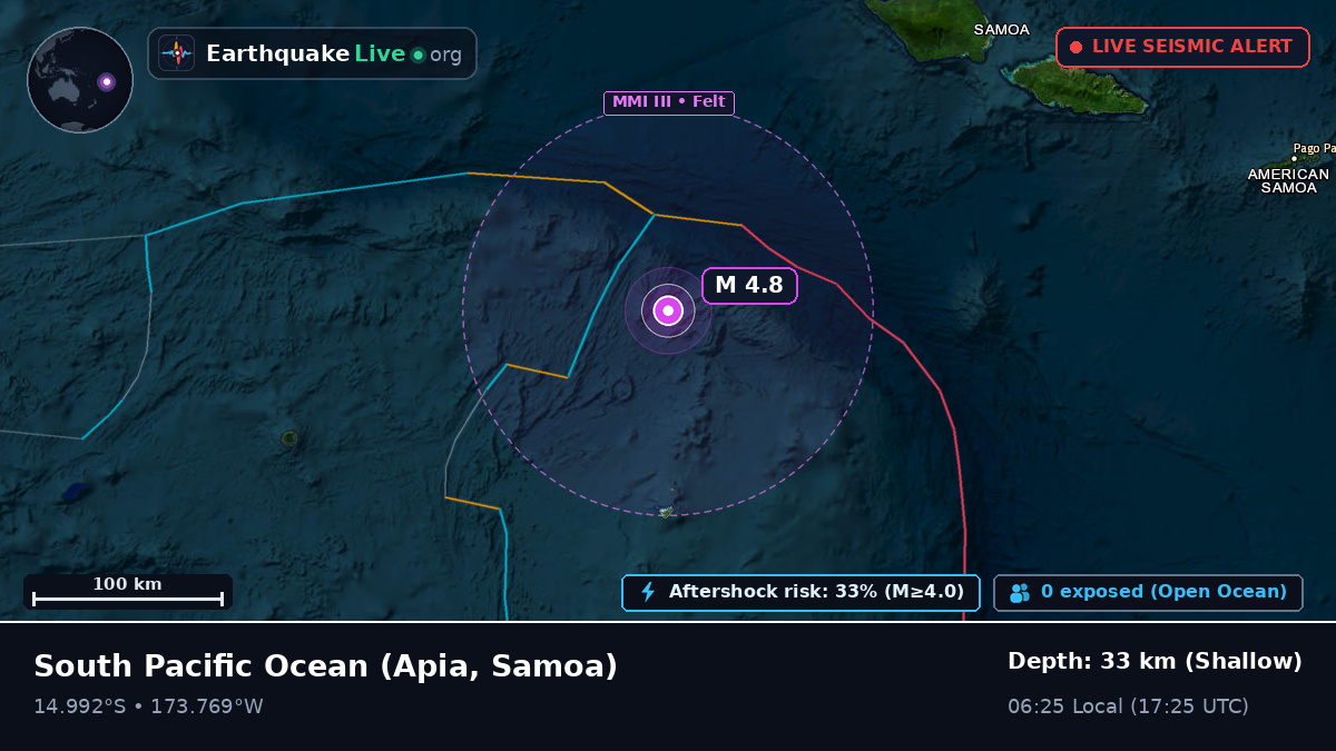 South Pacific Ocean (Samoa)