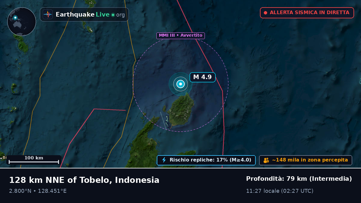 Oceano Pacifico settentrionale (Indonesia)