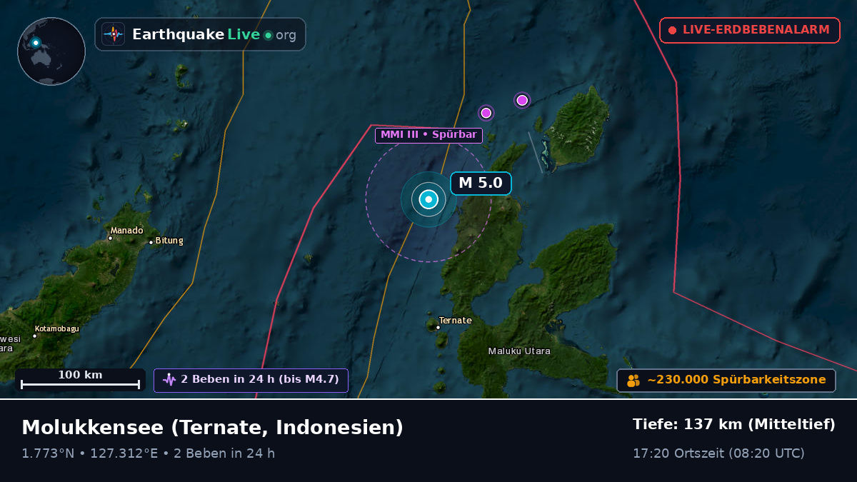 Molukkensee (Indonesien)