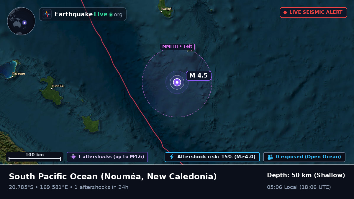 South Pacific Ocean (New Caledonia)