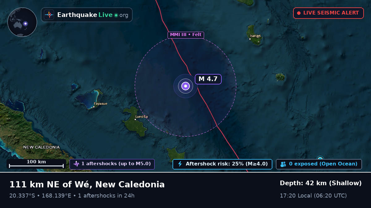 South Pacific Ocean (New Caledonia)