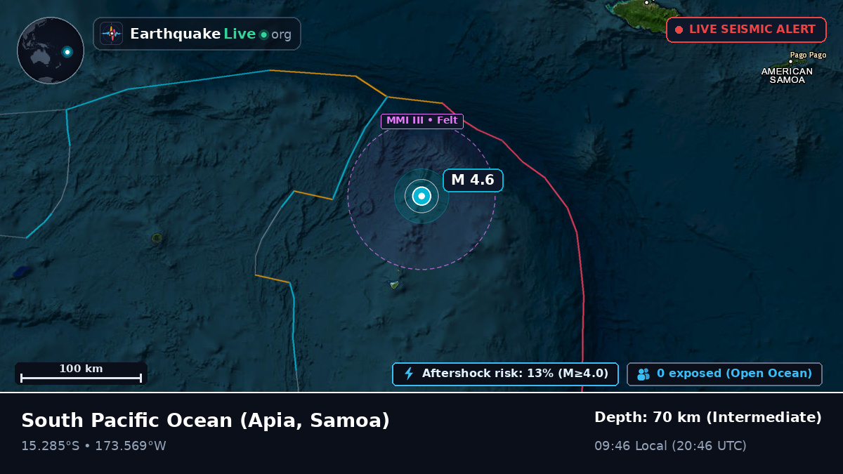 South Pacific Ocean (Samoa)