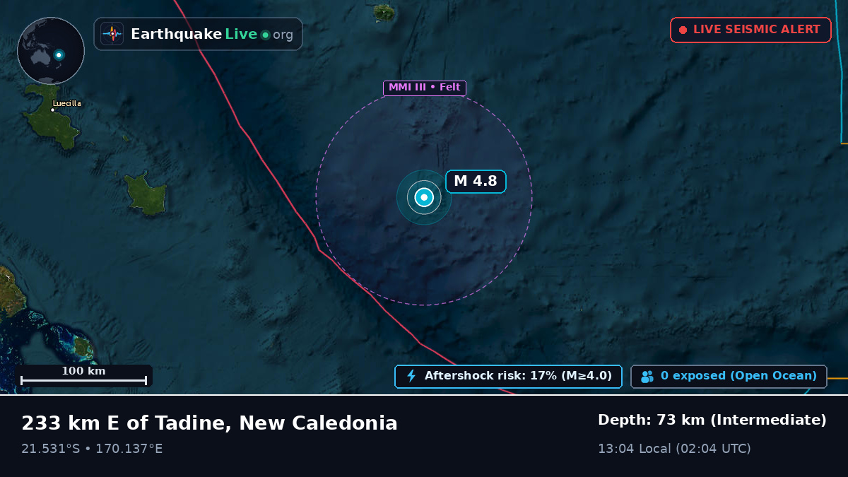 South Pacific Ocean (New Caledonia)