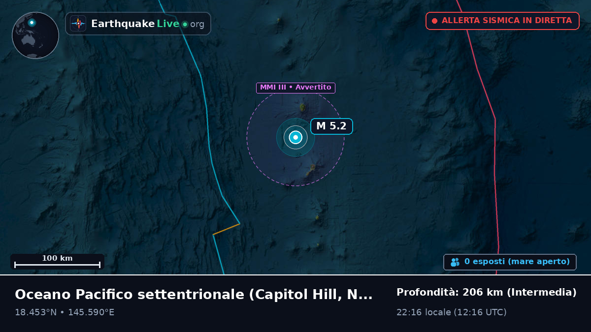 Oceano Pacifico settentrionale (Northern Mariana Islands)