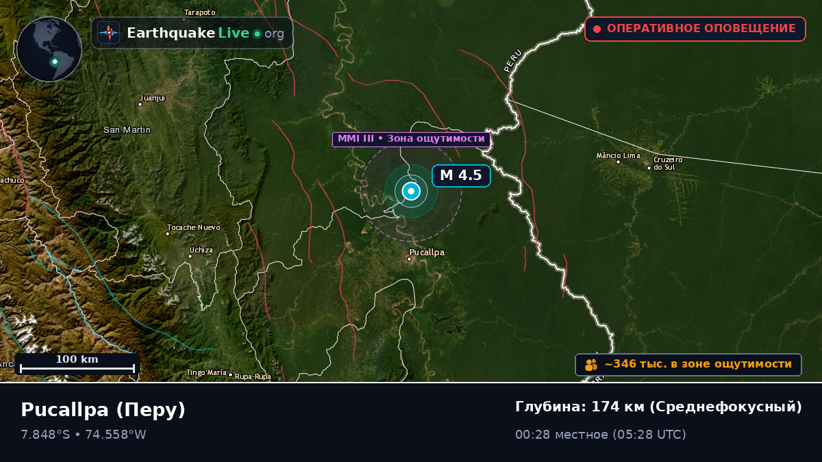 Ucayali, Перу