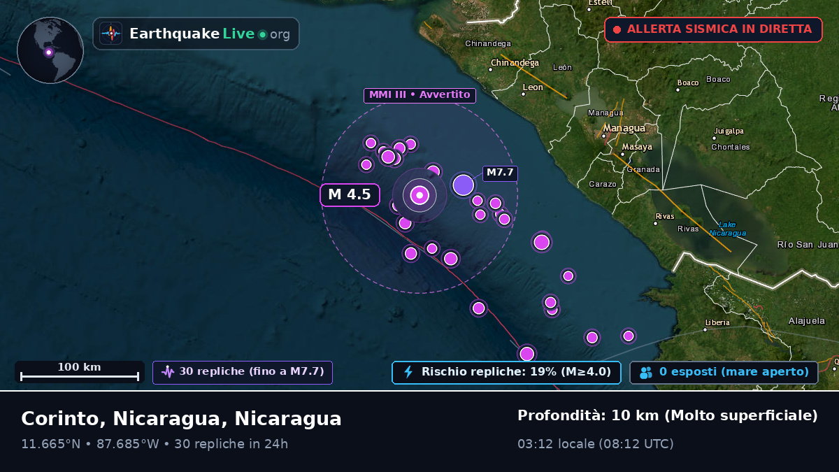 Mar dei Caraibi (Nicaragua)