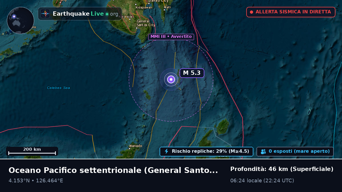 Oceano Pacifico settentrionale (Filippine)