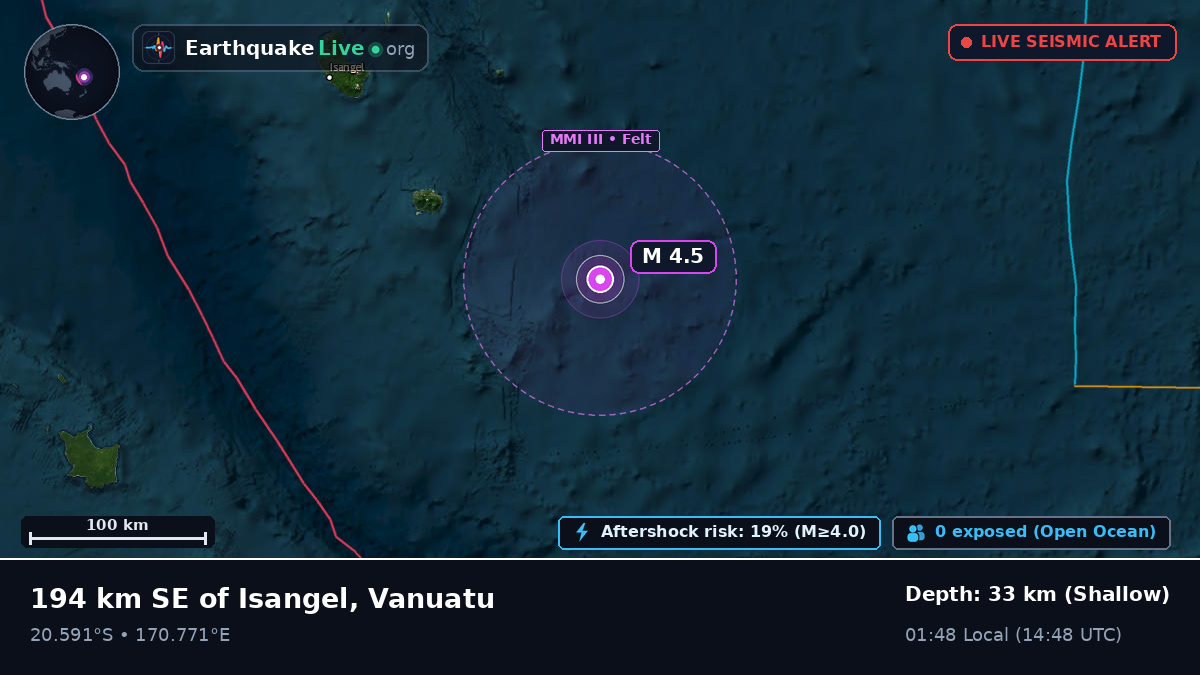 South Pacific Ocean (Vanuatu)
