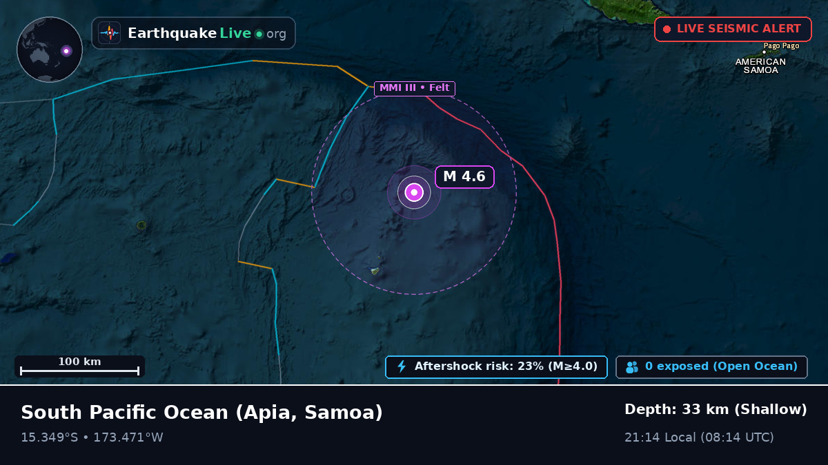 South Pacific Ocean (Samoa)