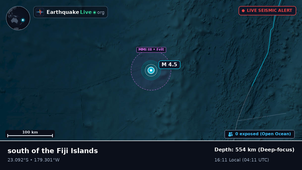 South Pacific Ocean (Tonga)