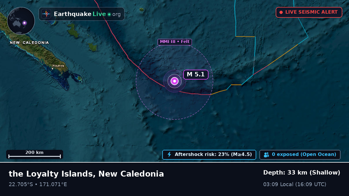 South Pacific Ocean (New Caledonia)