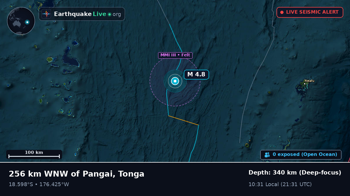 South Pacific Ocean (Tonga)